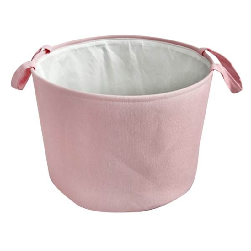 Tiny Dreamers Eva Strawberry Cream Fabric Storage Basket, Large