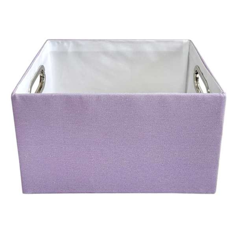 Tiny Dreamers Orchid Petal Fabric Storage Basket, Small