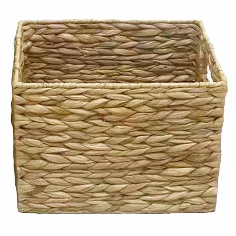 Water Hyacinth Rectangle Basket, Large