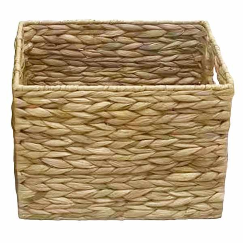 Water Hyacinth Rectangle Basket, Small