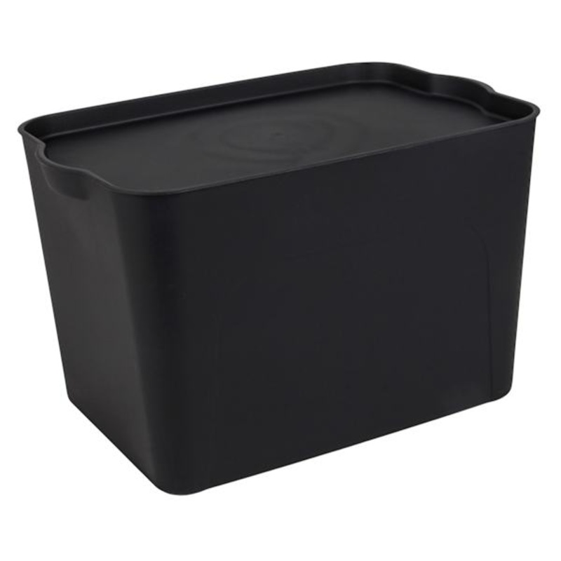 Black Storage Container, Large