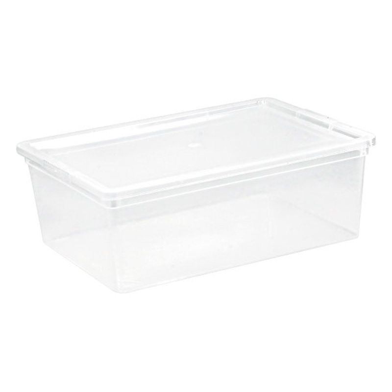 Clear Storage Container with Lid, 10l