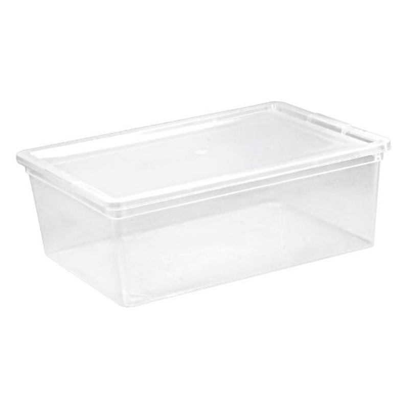Clear Storage Container with Lid, 18l