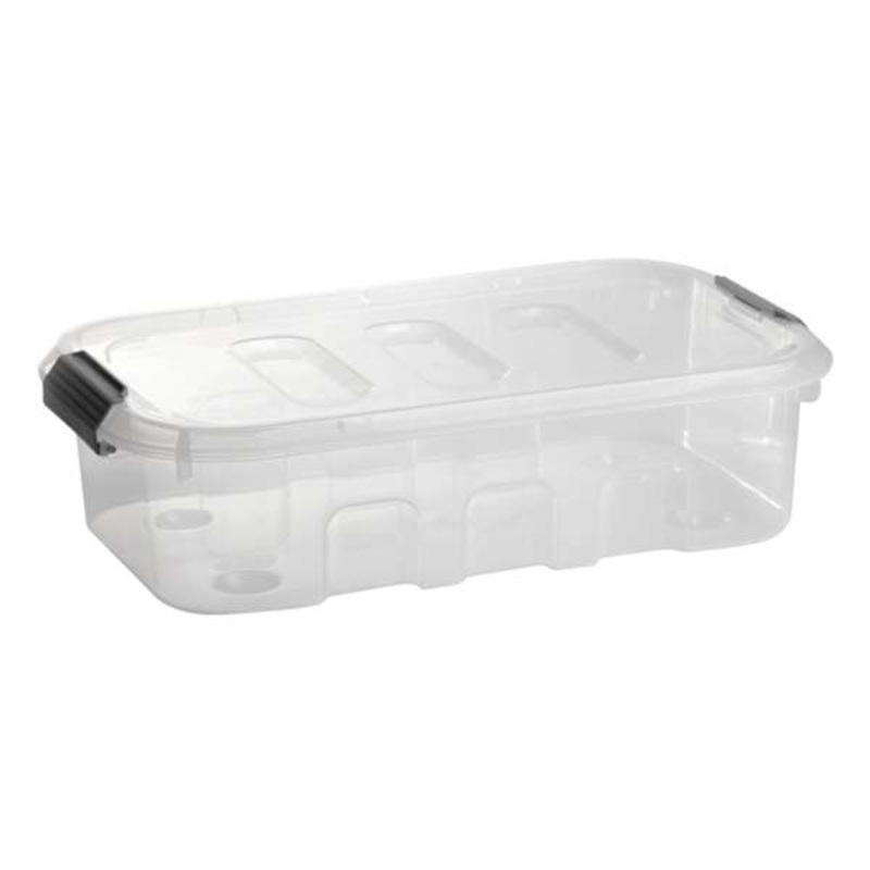 Clear Storage Container with Lid, 8l
