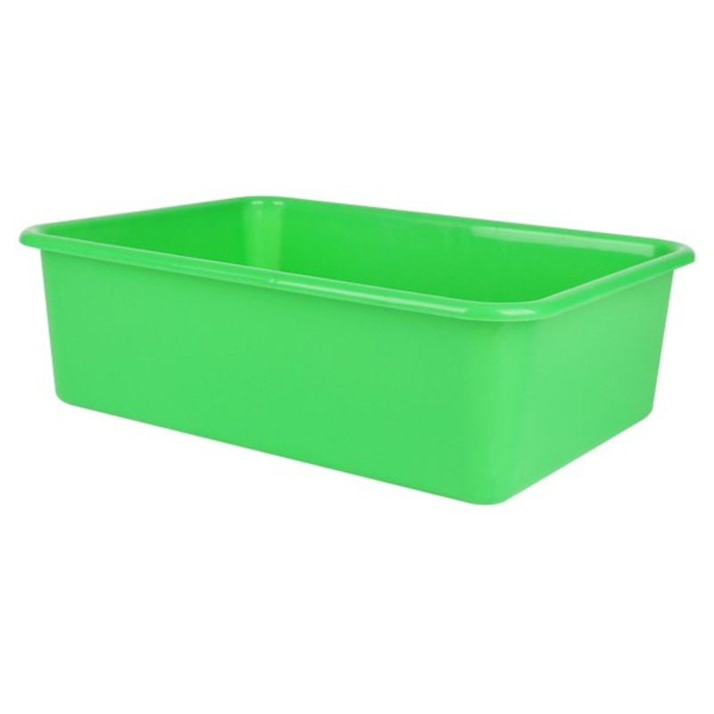 Kids Green Storage Bin, Large