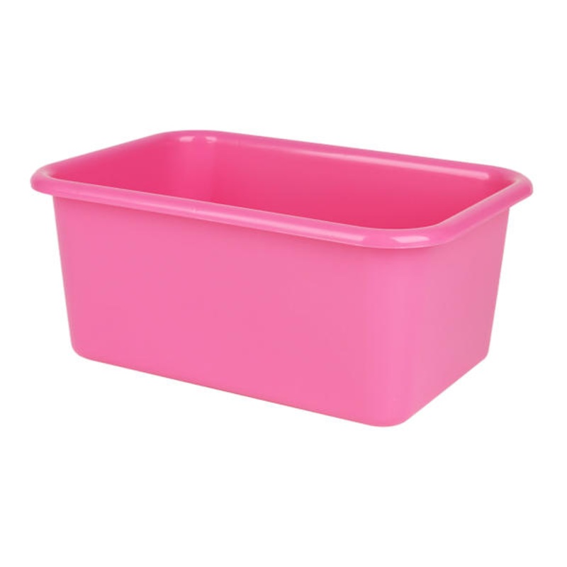 Kids Pink Storage Bin, Small