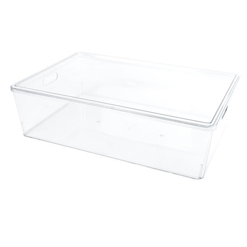 Lisse Clear Bin with Lid, 26l