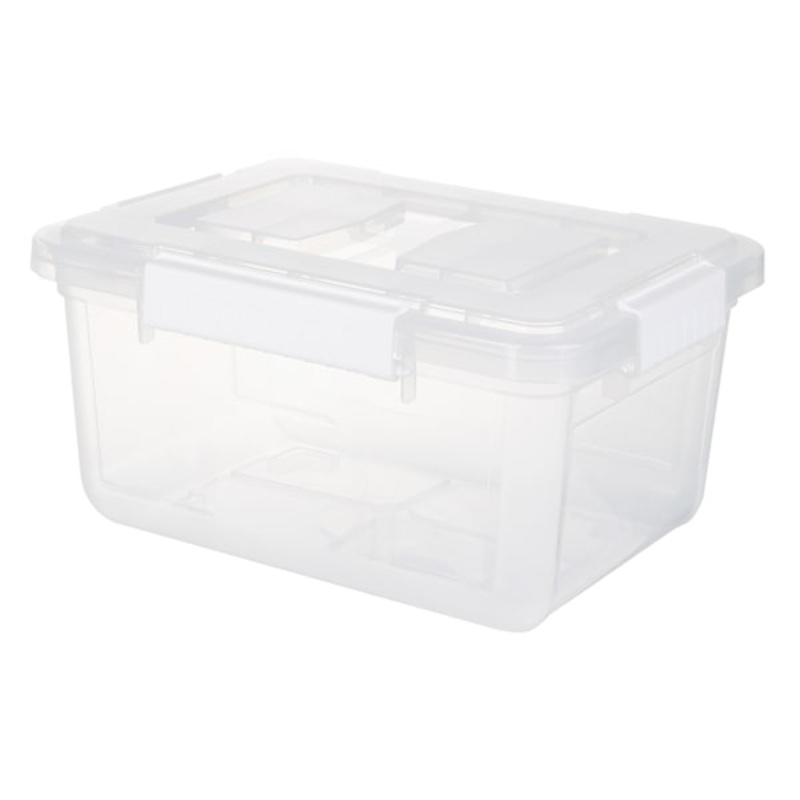 Clear Waterproof Storage Tote, Small