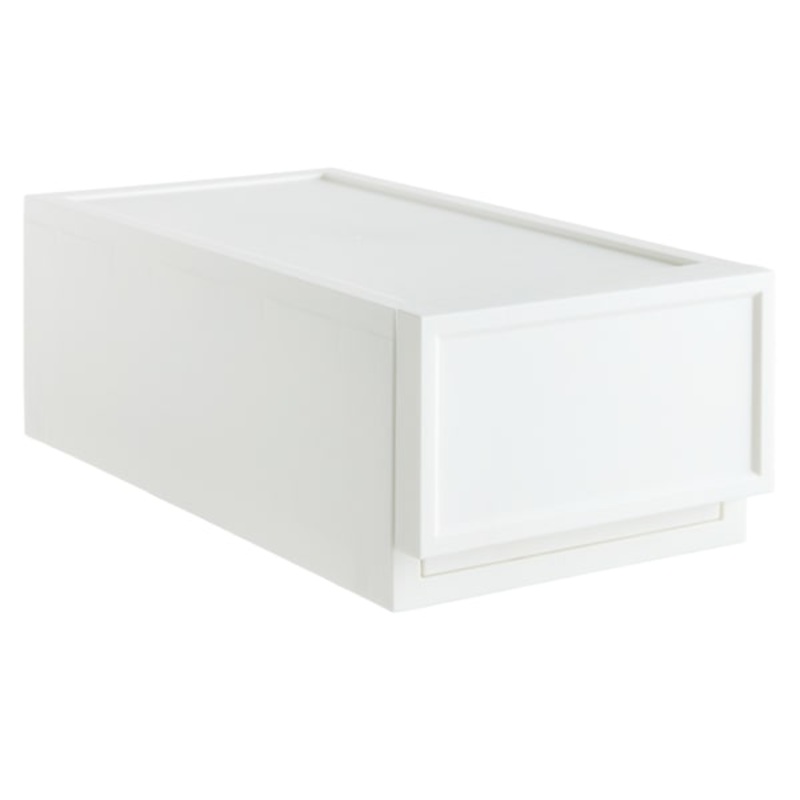Plastic Pull Out Storage, White