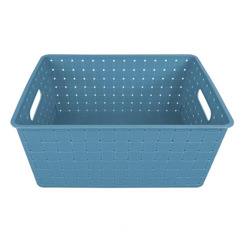 Tiny Dreamers Angel Blue Strap Design Weave Basket, Large
