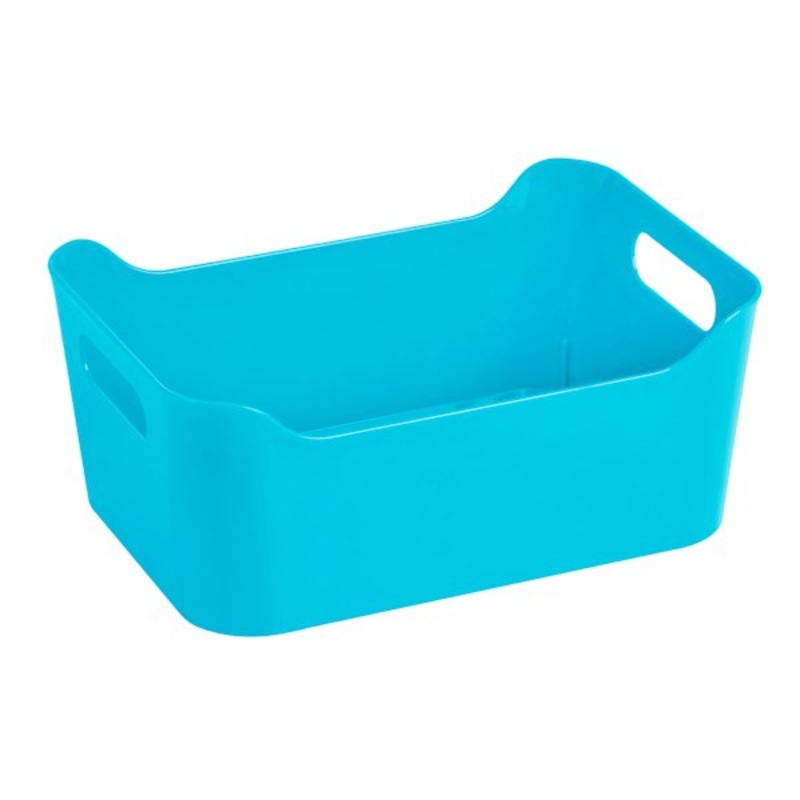 Tiny Dreamers Light Blue Storage Bin, 3.0l
