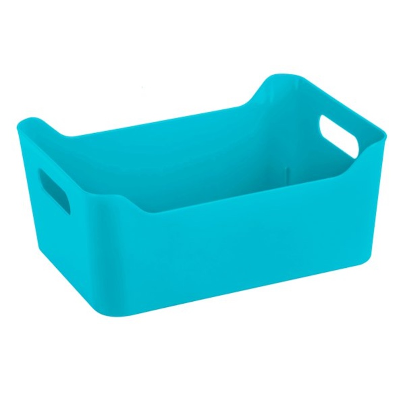 Tiny Dreamers Light Blue Storage Bin, 9.0l