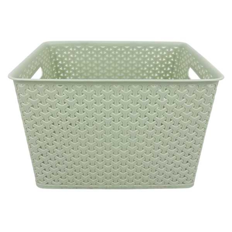 Y-Weave Mint Storage Basket, Large