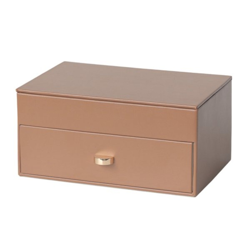 1-Drawer Jewelry Box, Brown