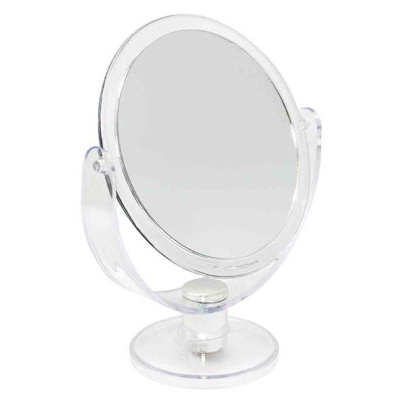 2 Sided Mirror Round 2X Magnification Clear