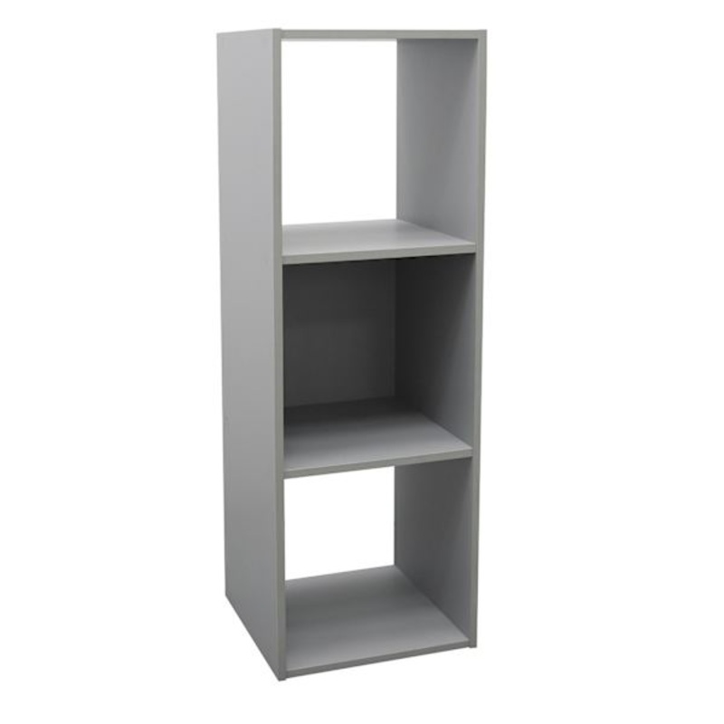 3-Cube Storage Organizer, Grey