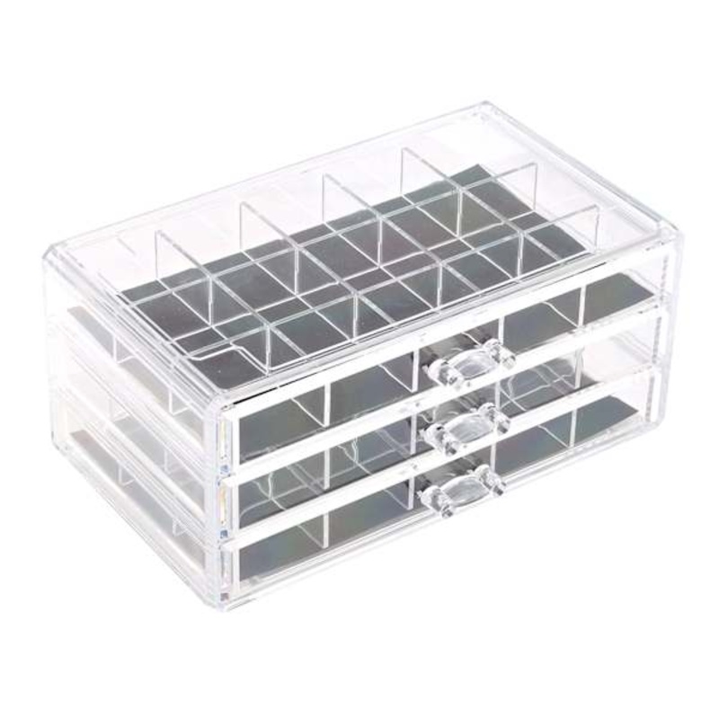 3-Tier Lined Drawer Jewelry Organizer