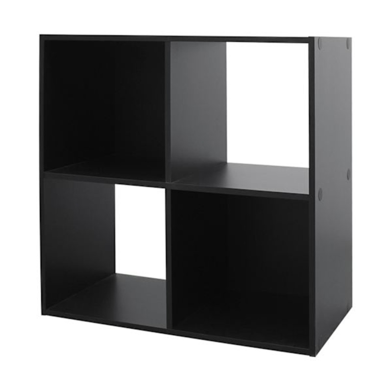 4-Cube Storage Storage Organizer, Black