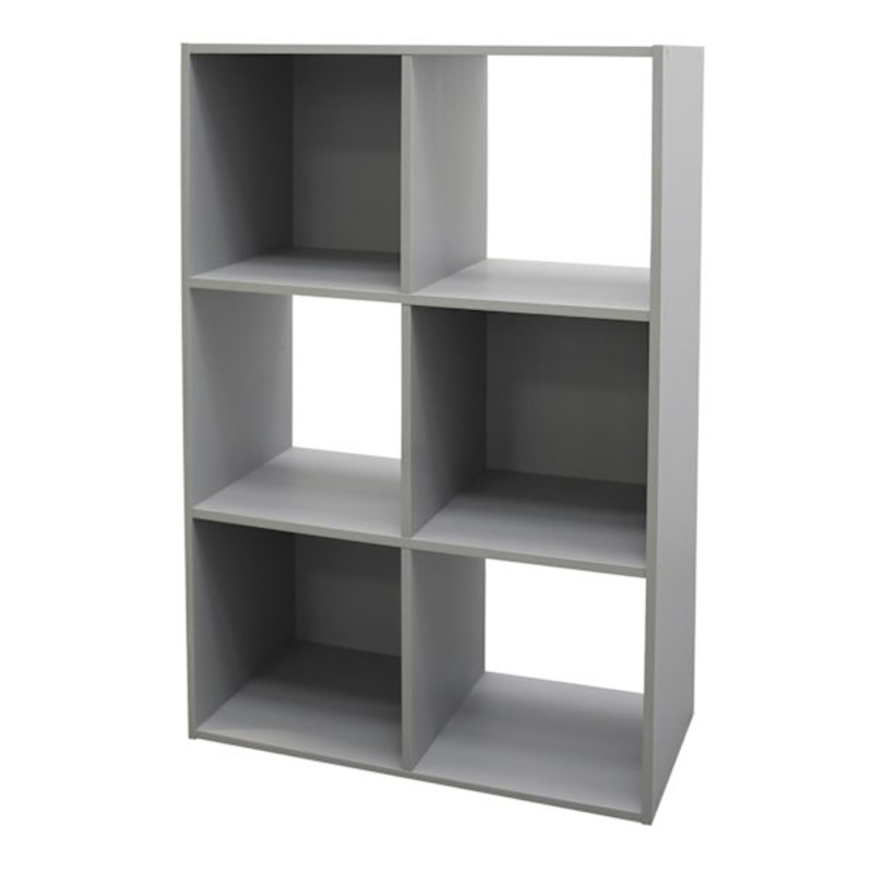 6-Cube Storage Storage Organizer, Grey