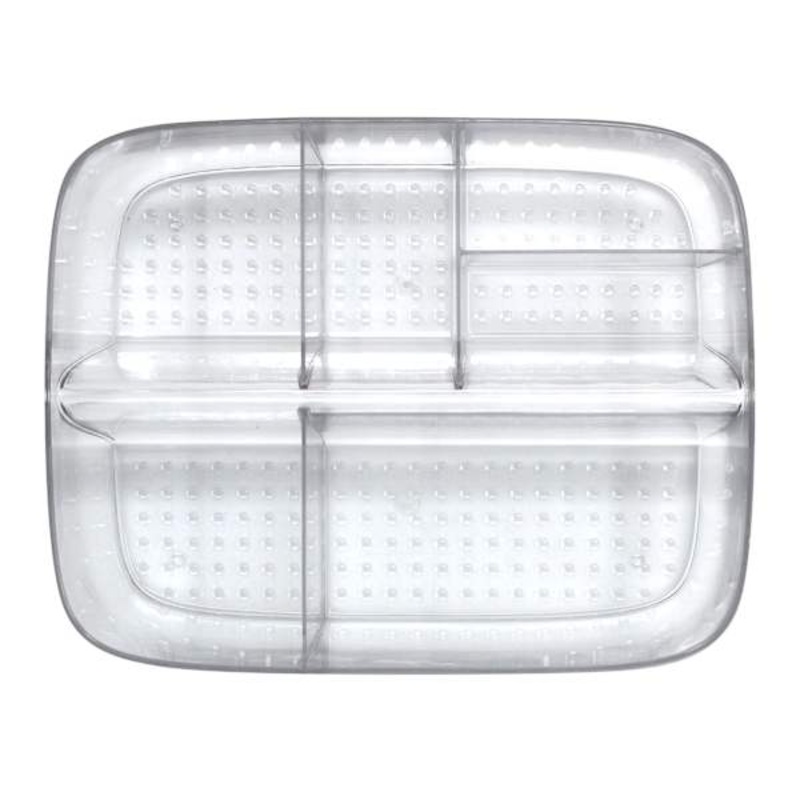 6-Section Clear Storage Bin