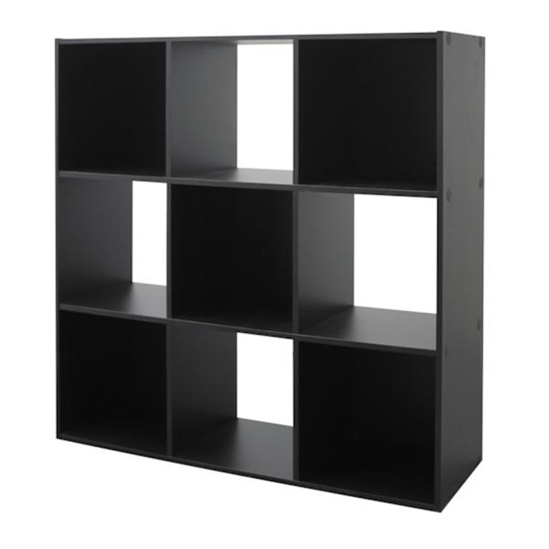 9-Cube Storage Organizer, Black