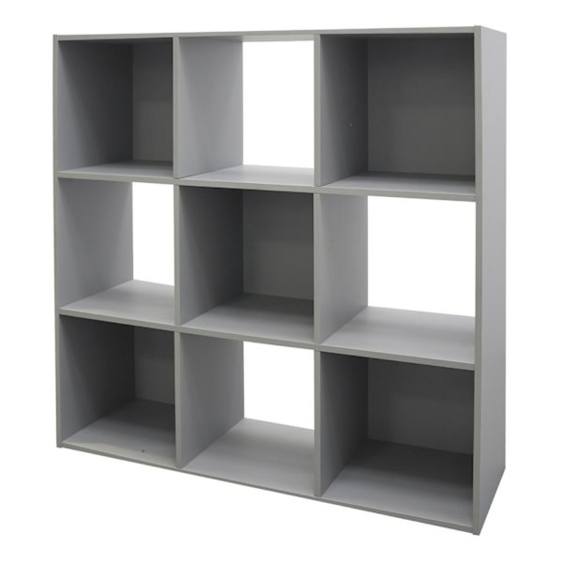 9-Cube Storage Organizer, Grey