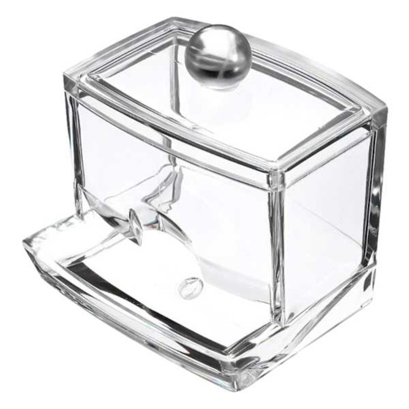 Clear Cotton Swab Holder