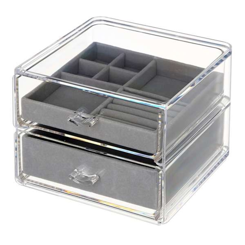 Clear Jewelry Organizer Box