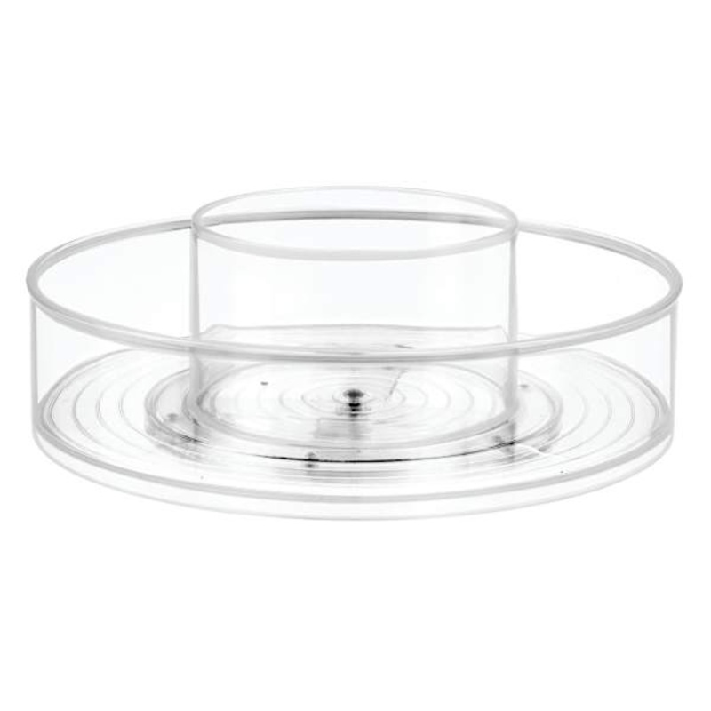 Linus Clear Bath Turntable, 12″
