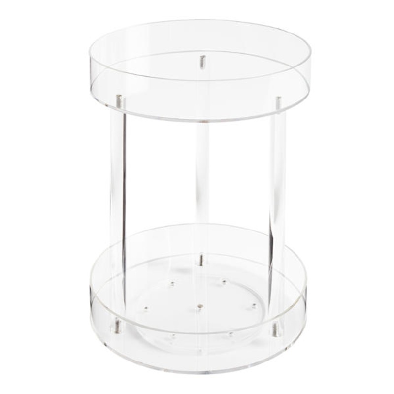 2-Tier Acrylic Cosmetic Turntable