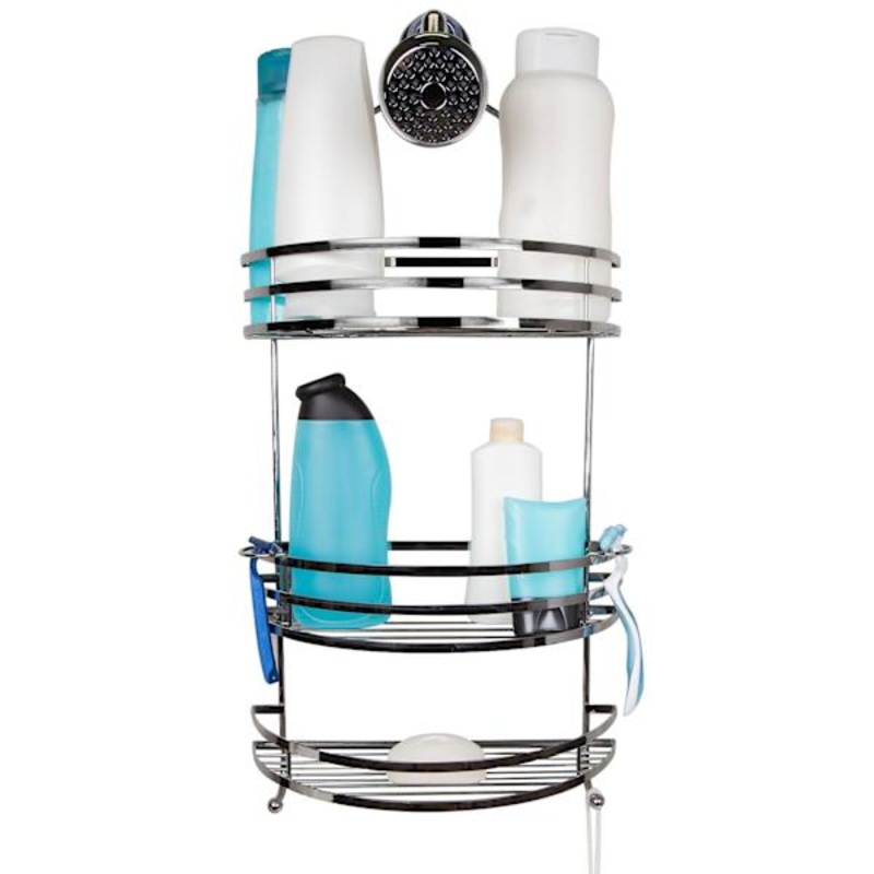 3-Tier Hanging Shower Caddy, 25″