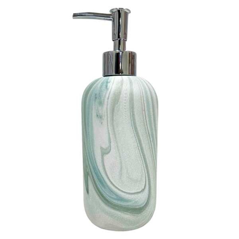 Cassandra Green Ceramic Soap Dispenser