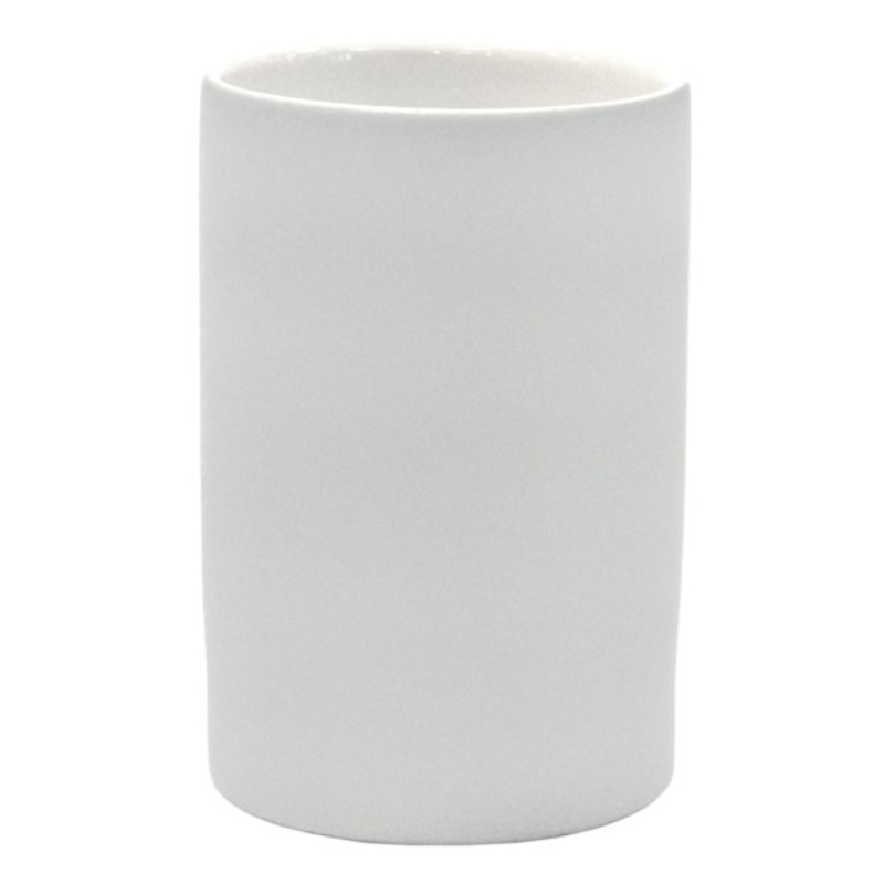 Crosby St Denn Grey Soft Touch Bath Tumbler, 4.8″