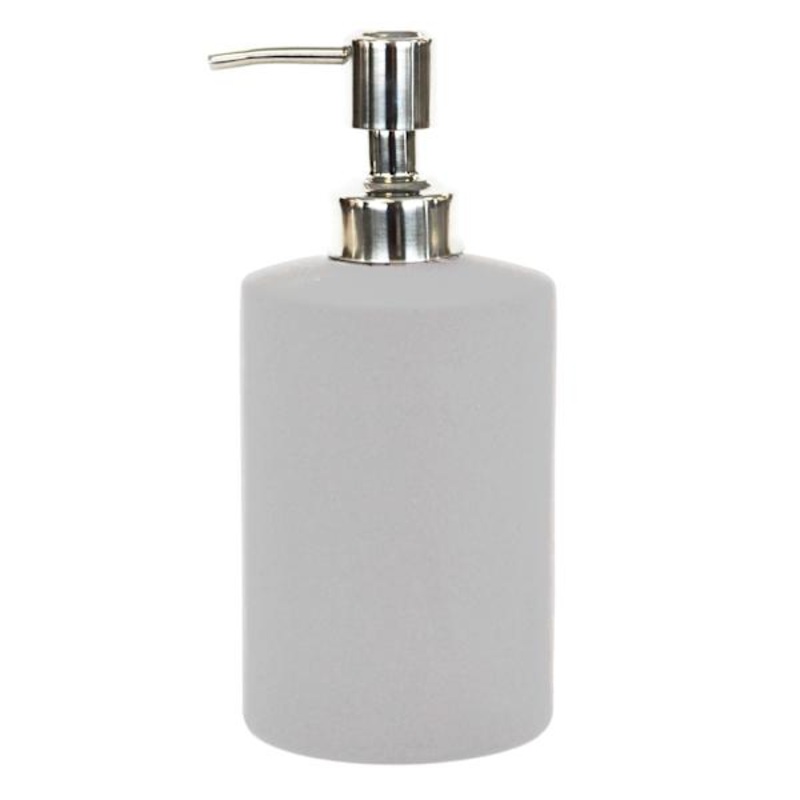 Crosby St. Denn Grey Soft Touch Soap Dispenser, 7″