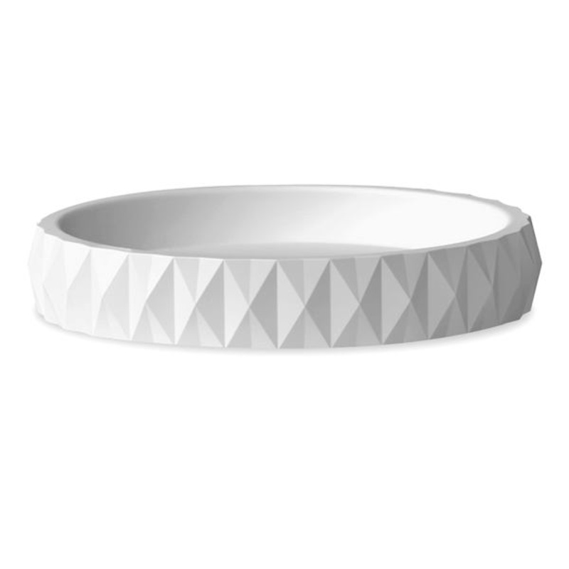 Crosby St. White Wave Bath Soap Dish