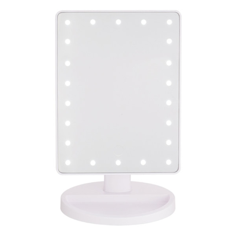LED 1X & 3X Small Table Mirror, 6.1″