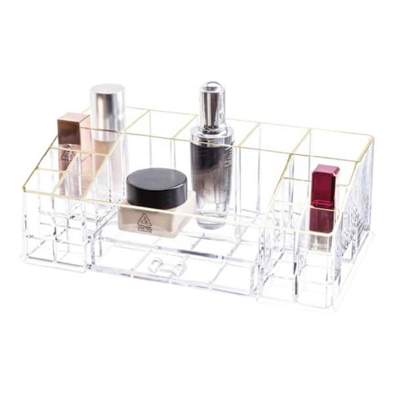 Multi Compartment Cosmetic Organizer with Drawer