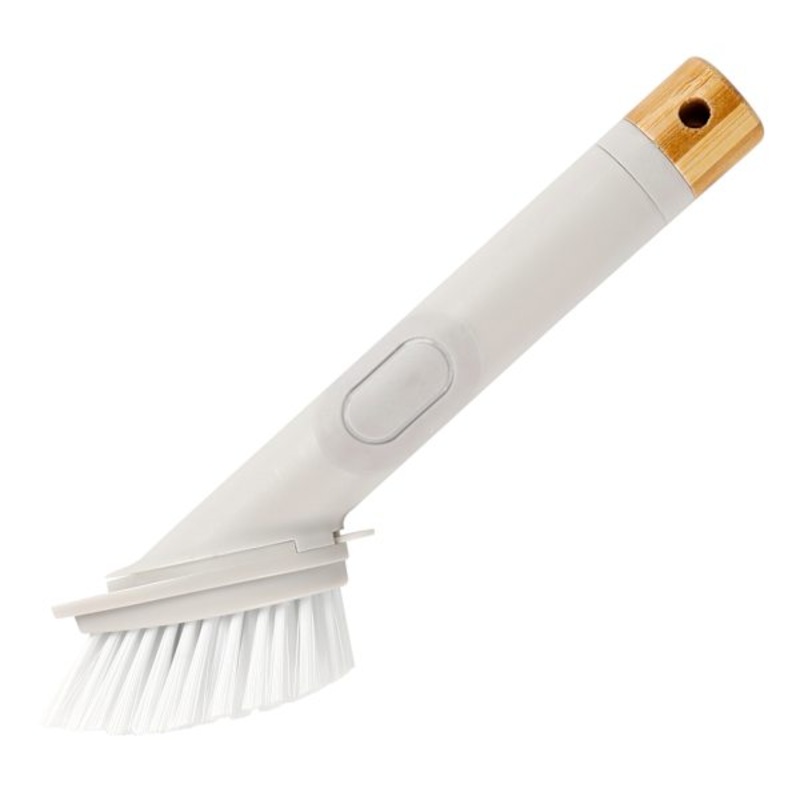 Bam Dish Brush, Light Grey