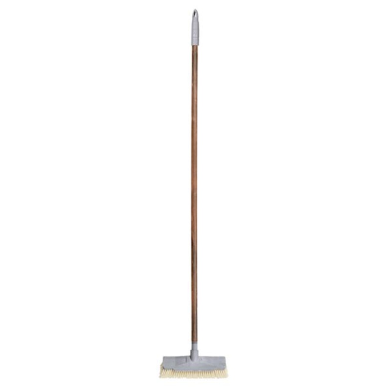 Bamboo Wood Premium Distressed Push Broom