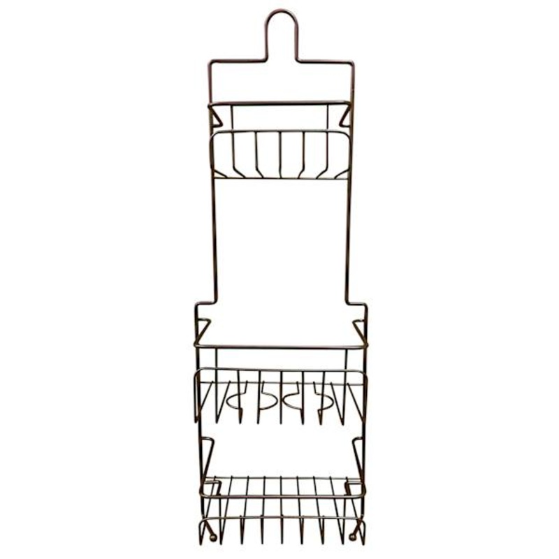 Bronze Metal Shower Caddy, 26″