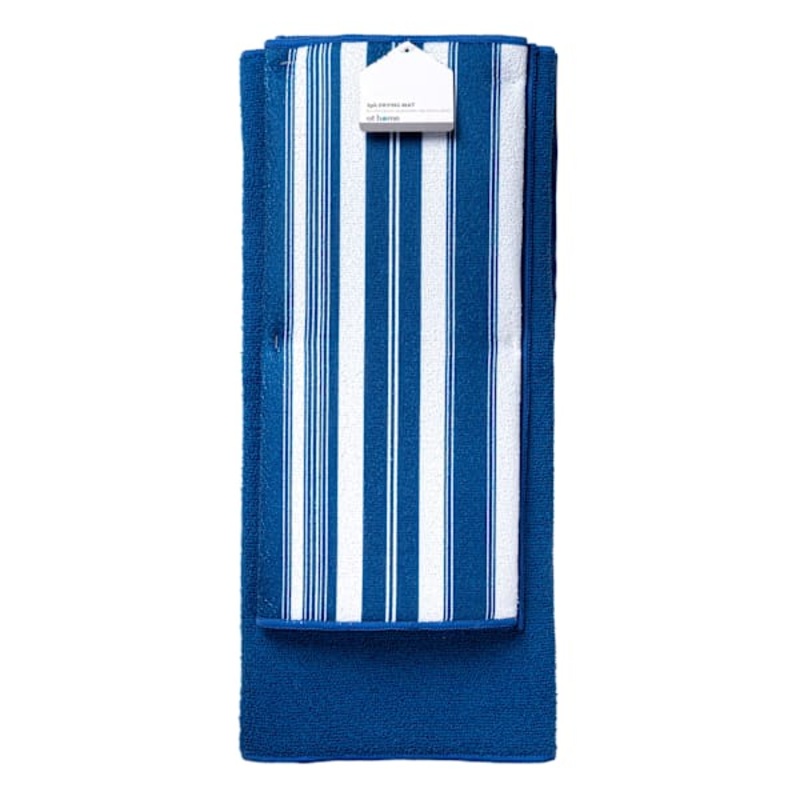 Set of 2 Blue Dish Mats