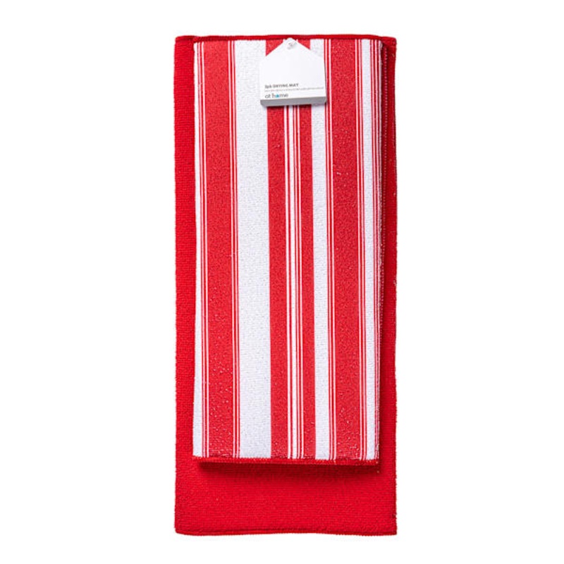 Set of 2 Red Dish Mats