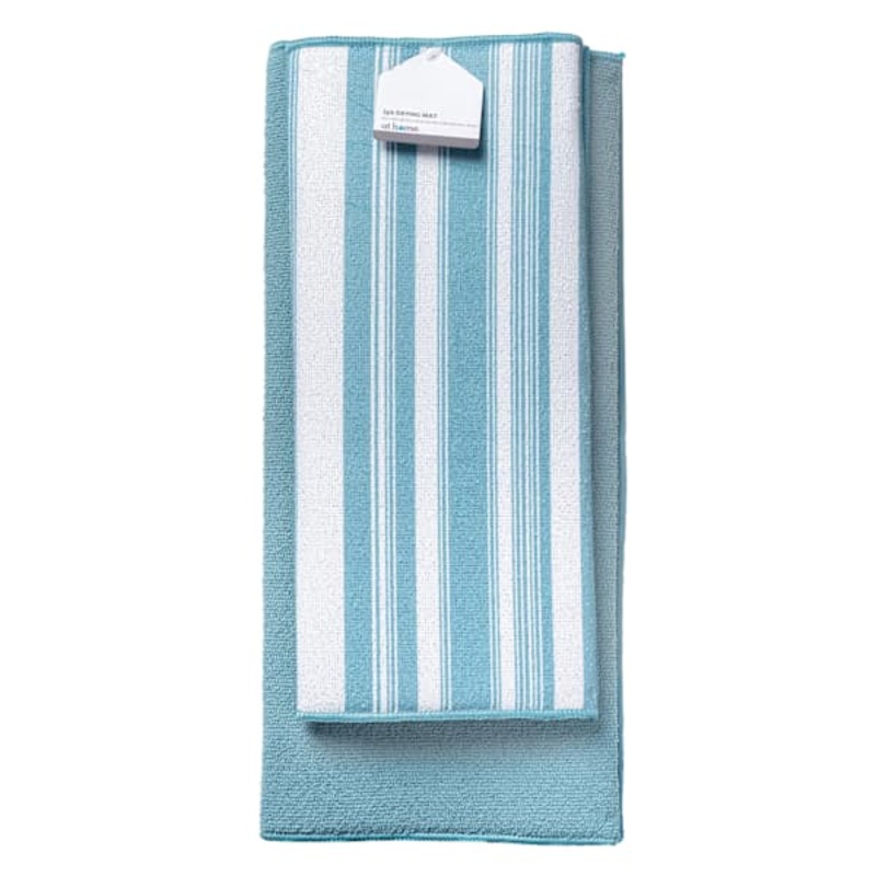 Set of 2 Teal Dish Mats