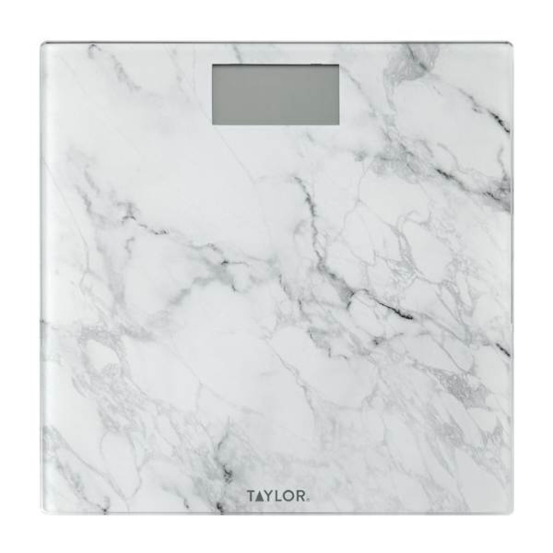 Taylor Digital Clear Glass Marble Print Scale
