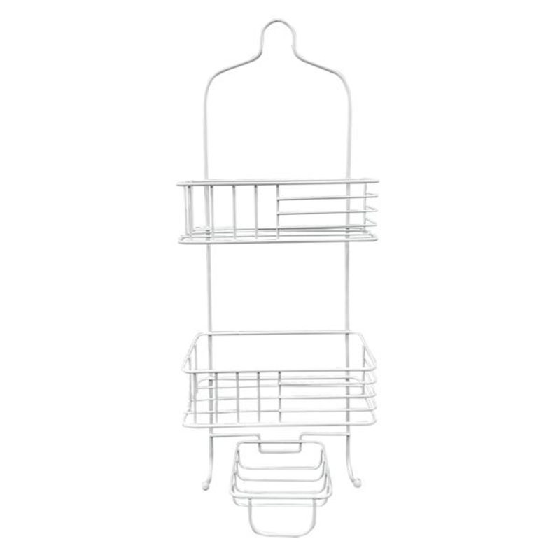 White Steel Shower Caddy