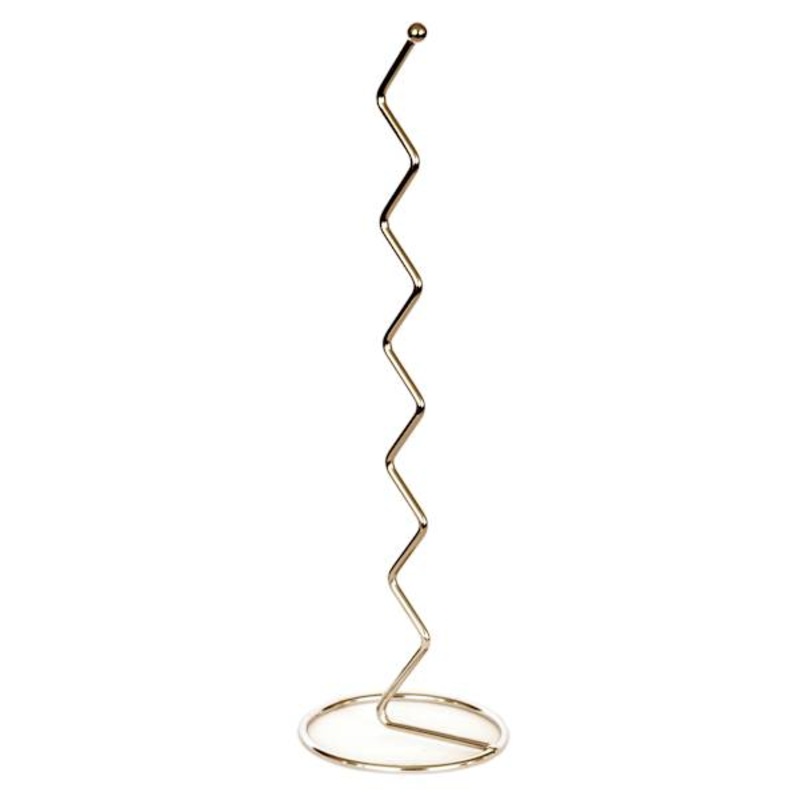 Zig Zag Satin Nickle Toilet Paper Holder