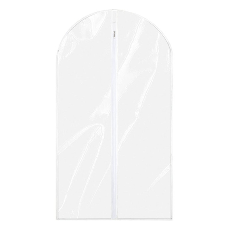 2-Pack Clear Hanging Closet Garment Bag