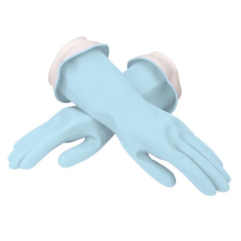 Casabella Premium Waterblock Reusable Household Cleaning Gloves, Medium