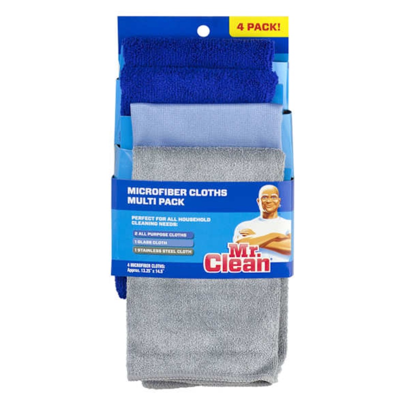 Mr. Clean 4-Pack Microfiber Cloths
