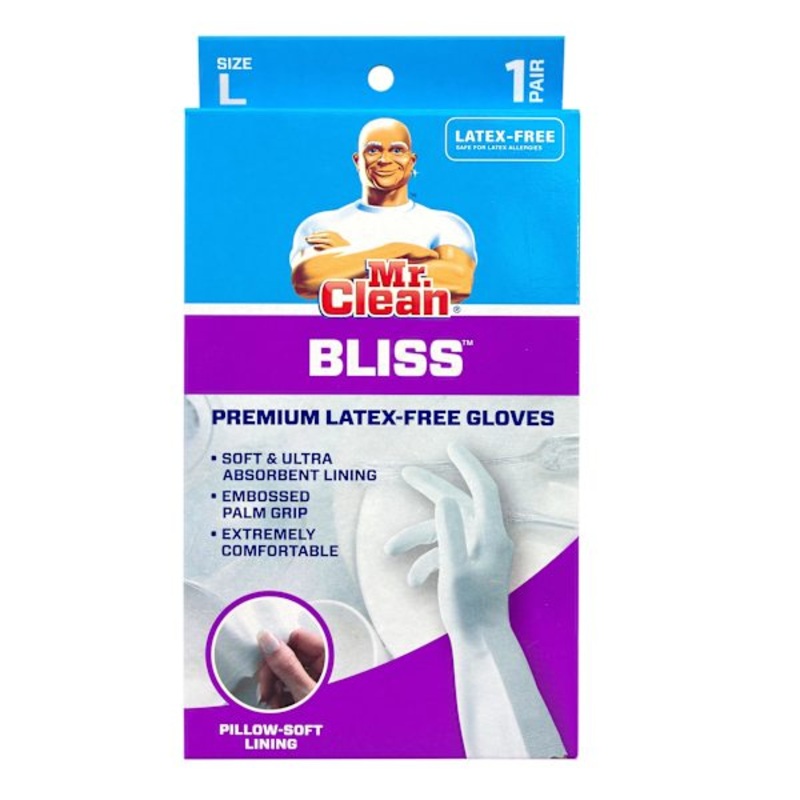 Mr. Clean Bliss Gloves, Large